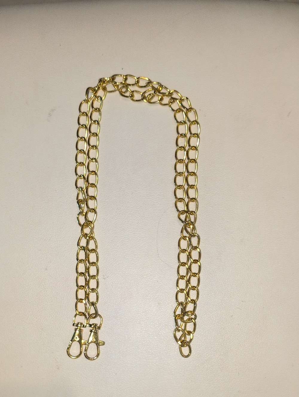 Gold Chain Necklace with Lobster Clasps - Gold